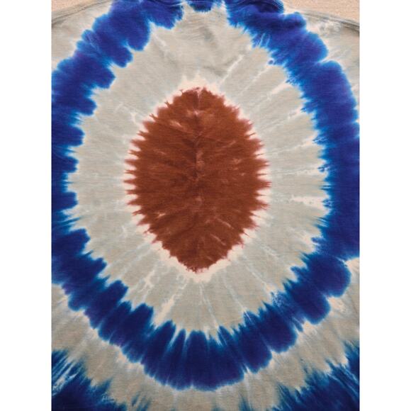 Vintage Liquid Blue New England Patriots Football Tie Dye Men's T-shirt Size XL - Picture 7 of 8